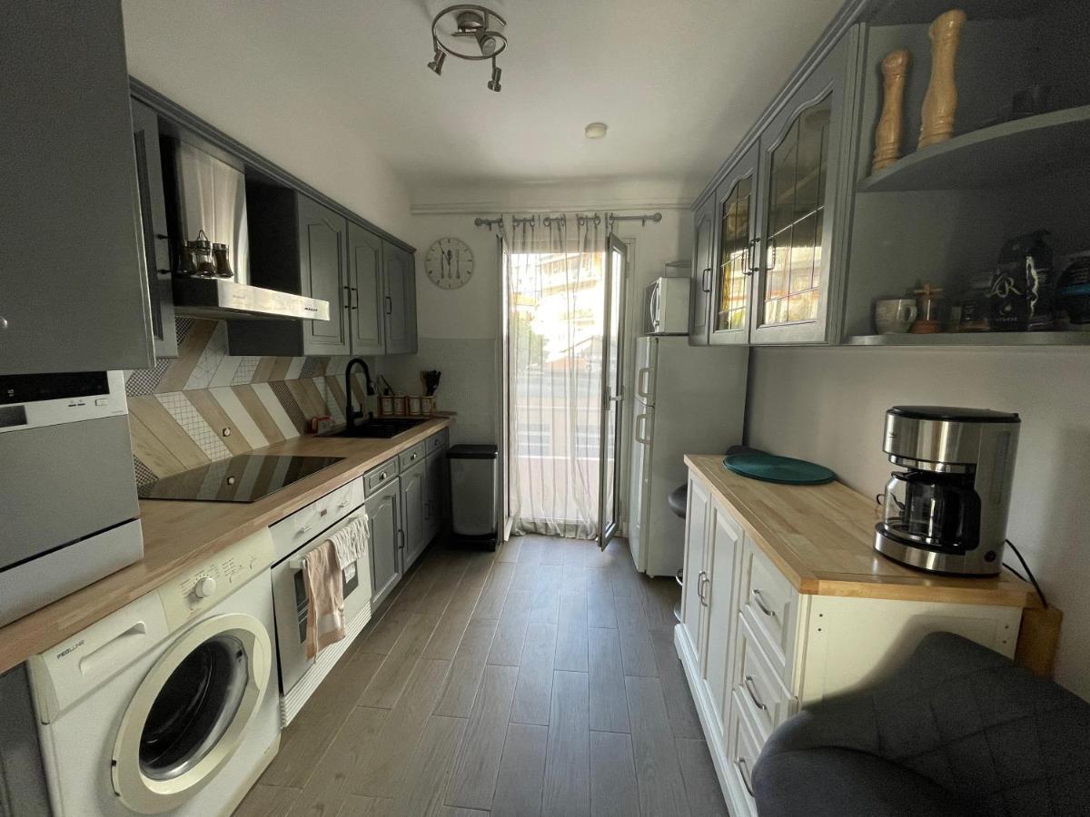 Charming Ac 2-Bedroom Apartment Antibes City Center Family, Couples Friendly Bagian luar foto